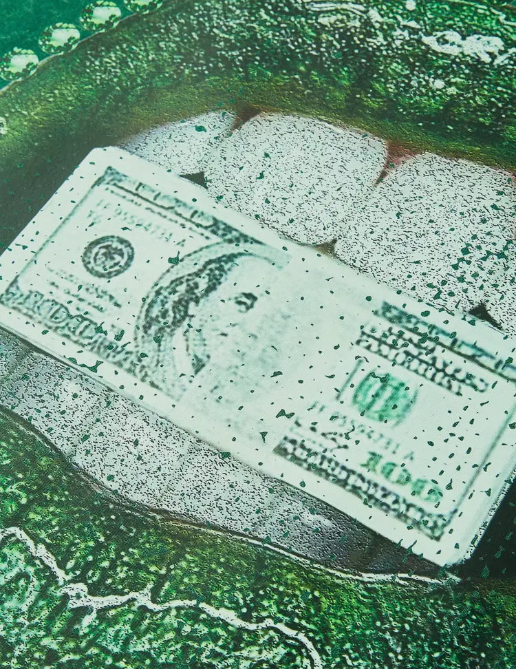Go Green Money Print T-Shirt