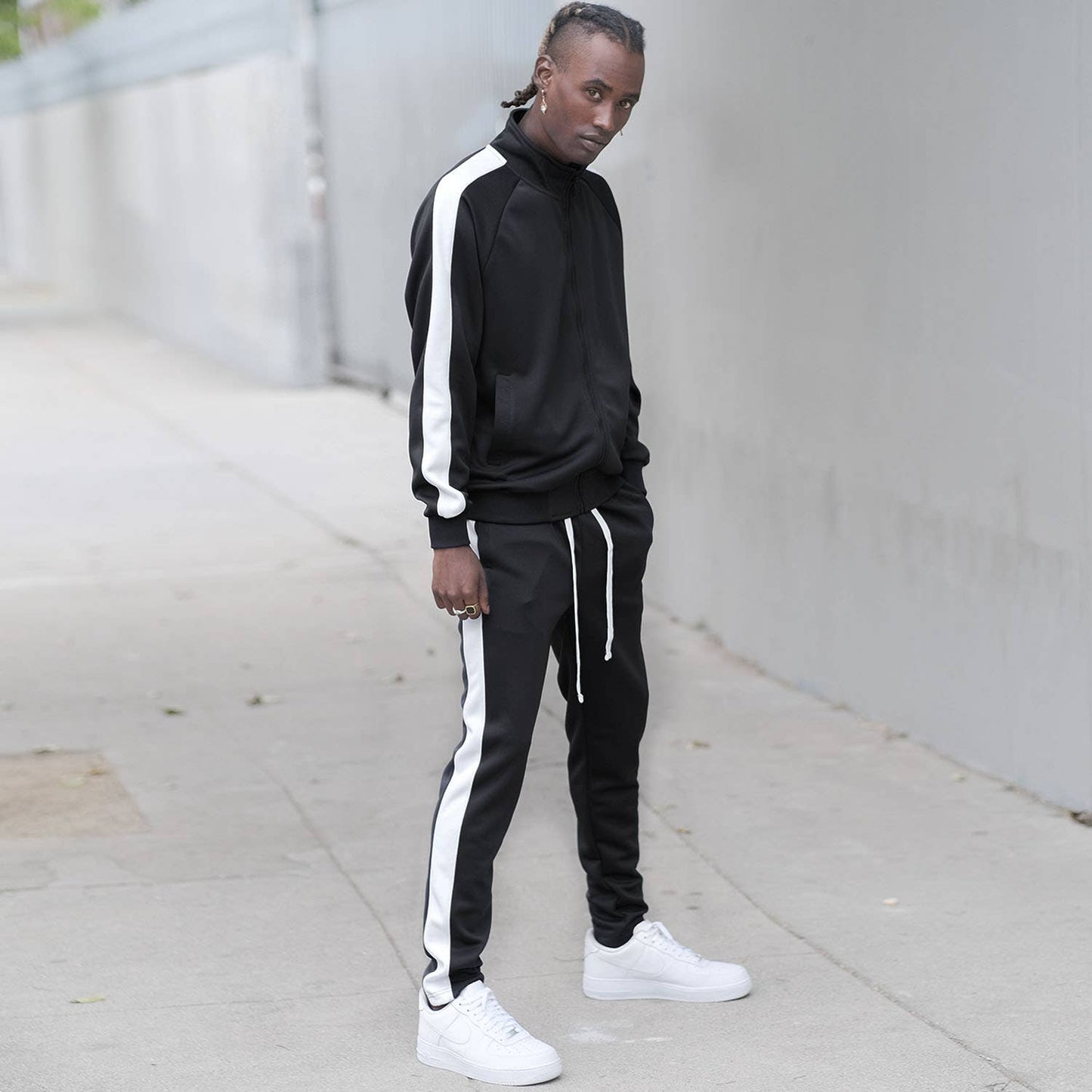 Billyunayr Side Stripe Track Suits