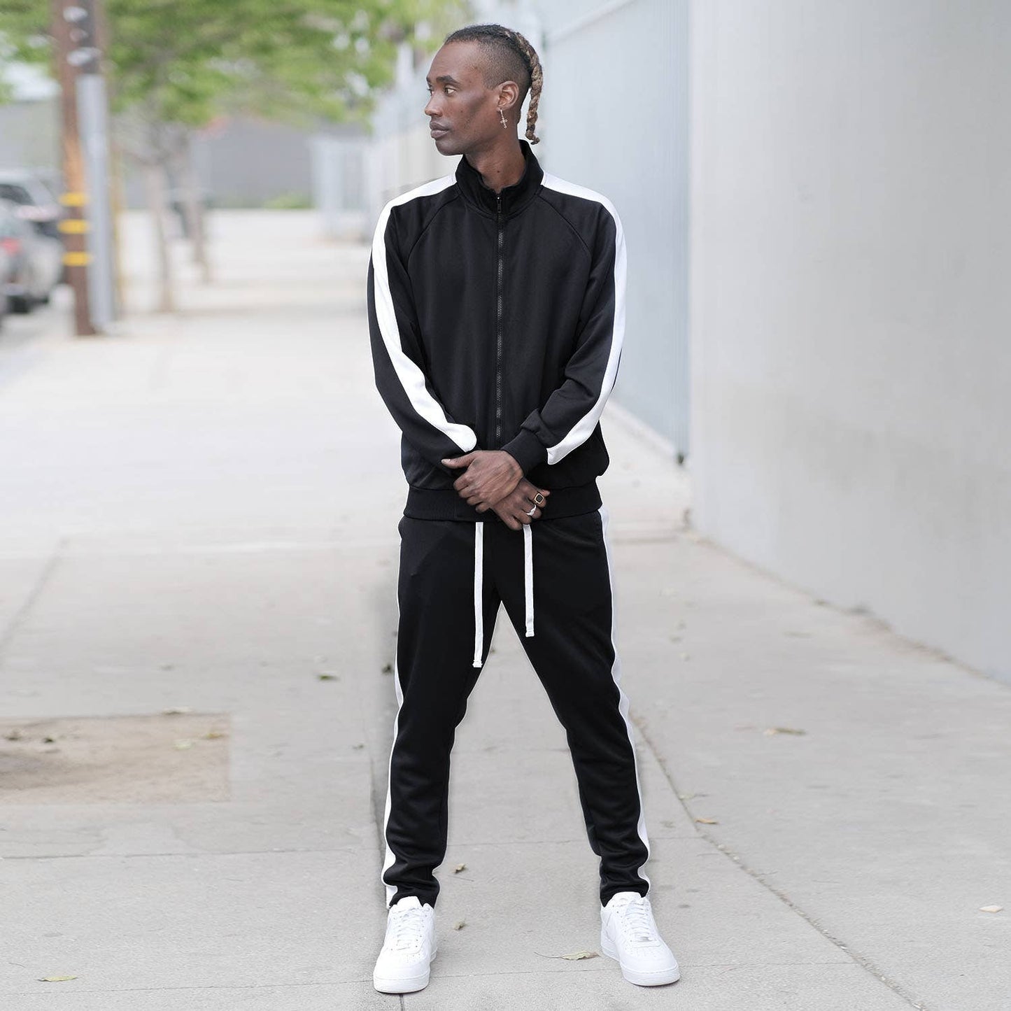 Billyunayr Side Stripe Track Suits