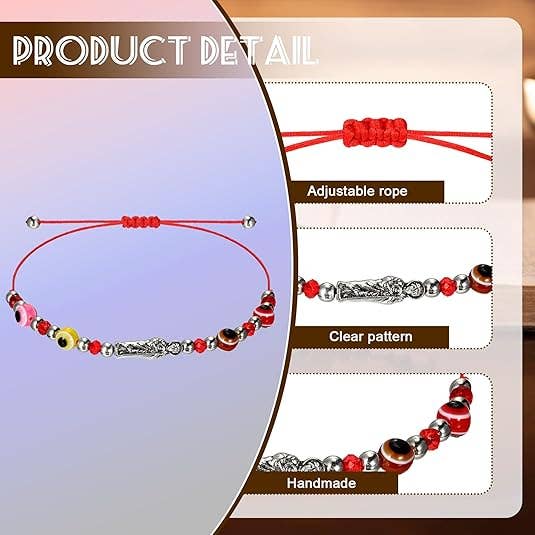 Saint Evil Eye String Bracelet