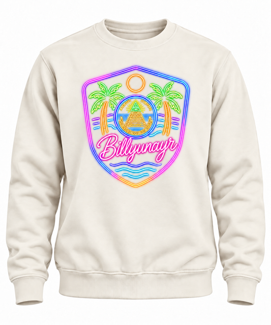 Billyunayr Neon Shield Sweater
