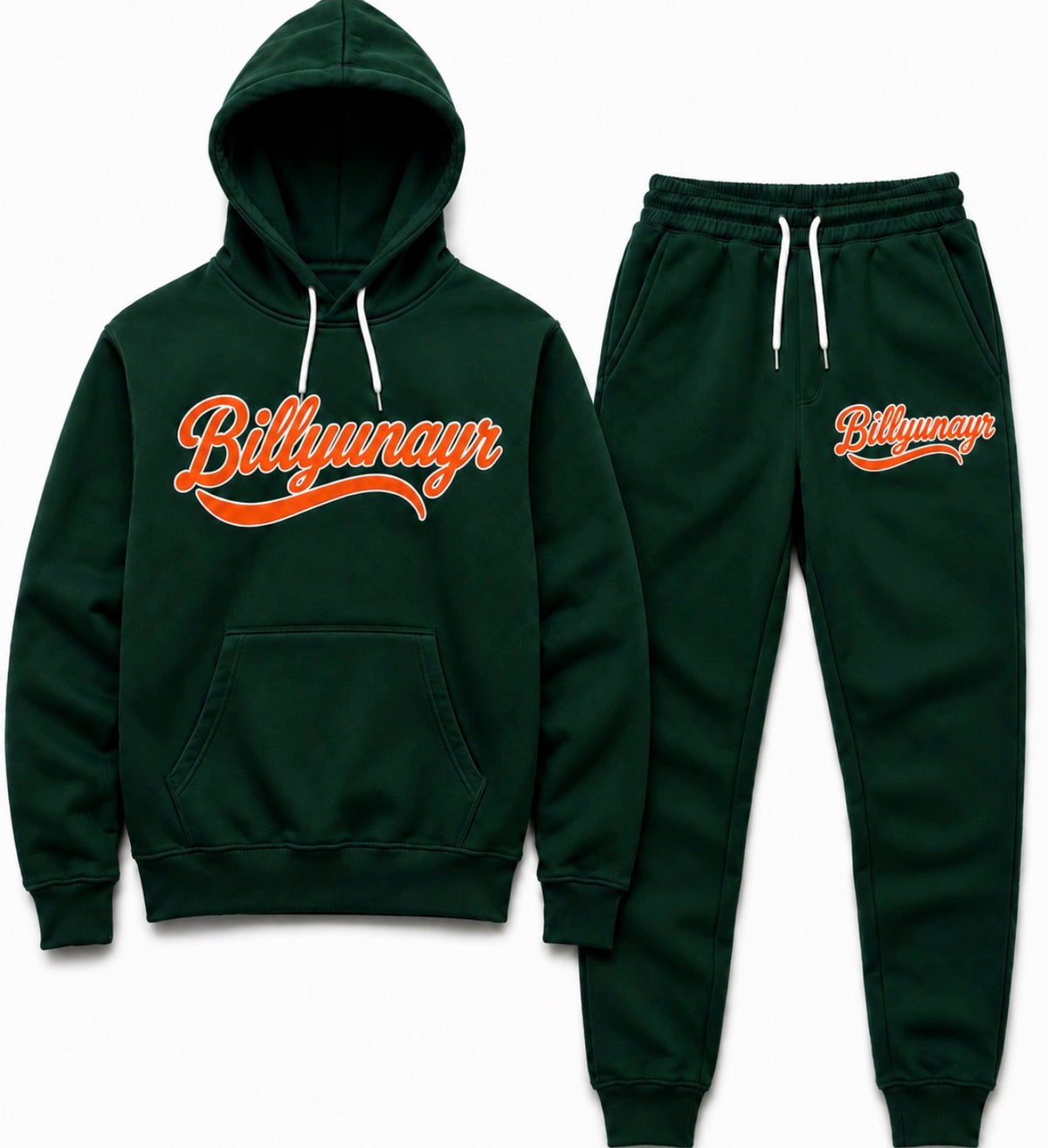 Dade County Iconic Billyunayr Joggers
(Joggers and Hoodie) (Orange Logo)