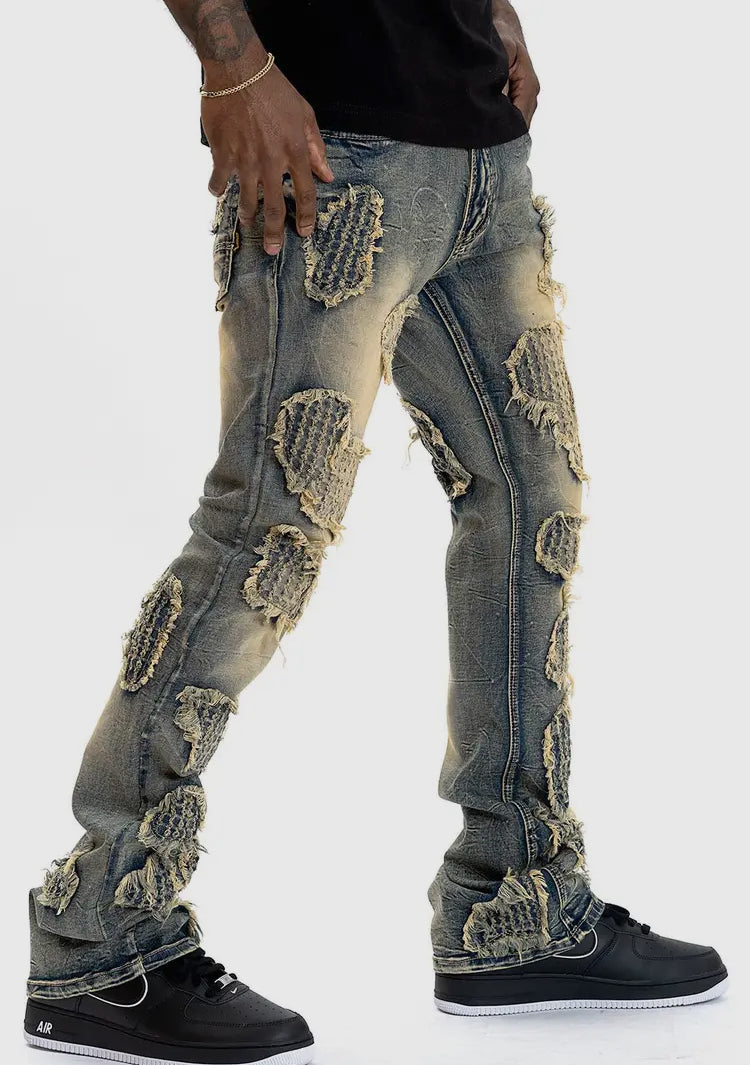 Makobi Romano Stacked Jeans