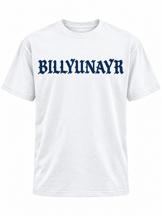 BILLYUNAYR Signature Logo T-Shirt