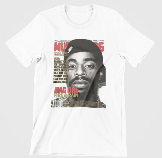 Mac Dre T-shirt color White