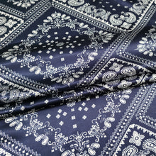 Load image into Gallery viewer, Billyunayr Patchwork Paisley Print Soft Charmeuse Satin Material
