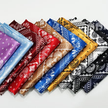 Load image into Gallery viewer, Billyunayr Patchwork Paisley Print Soft Charmeuse Satin Material
