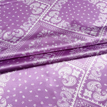 Load image into Gallery viewer, Billyunayr Patchwork Paisley Print Soft Charmeuse Satin Material
