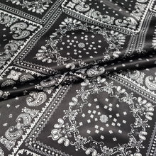 Load image into Gallery viewer, Billyunayr Patchwork Paisley Print Soft Charmeuse Satin Material
