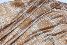 Load image into Gallery viewer, Billyunayr Patchwork Paisley Print Soft Charmeuse Satin Material
