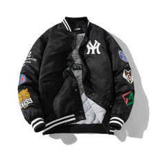 Load image into Gallery viewer, Autumn &amp; Winter Bomber Jacket Men Embroidery Streetwear Slim Fit Baseball Collar Jackets Coats Casual Outwear Windbreaker Korean
