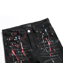 Load image into Gallery viewer, Paint Splash Denim Jeans
