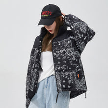 Load image into Gallery viewer, Paisley Print Bomber Jacket

