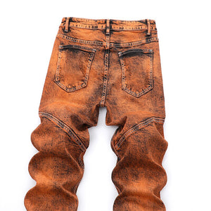 Burnt Orange Denim Jeans