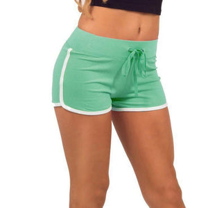Solid Cotton Sport Shorts