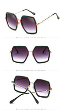 Load image into Gallery viewer, Over Size Square Luxury Sunglasses **UV400 Protection
