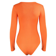 Load image into Gallery viewer, BABE Long Sleeve O-neck One Piece Body Bodysuits
