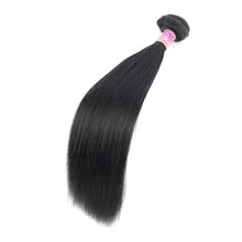 Load image into Gallery viewer, Brazilian Straight Virgin Natural Color Human Hair Weave Bundles 1/3 Piece
