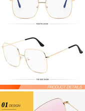 Load image into Gallery viewer, Retro Alloy Square Gradient Sunglasses **UV400 Protection
