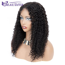 Load image into Gallery viewer, Lace Front Human Hair Wigs 13x4 Brazilian Kinky Curly Human Hair Wigs Pre-Plucked with Baby Hair
