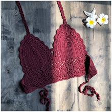 Load image into Gallery viewer, Hollow Out Crochet Bikini Tops
