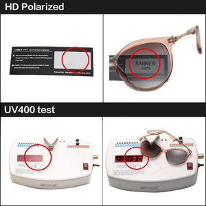 HD Polarized Vintage Cat Eye Sunglasses **UV400 Protection