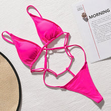 Load image into Gallery viewer, Extreme Micro Triangle String Bandage Bikini Set
