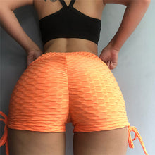 Load image into Gallery viewer, High Waist Solid Bandage Shorts
