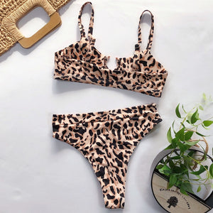 Multi-Color Two-Piece Bikini Set