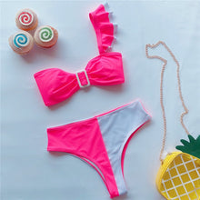 Load image into Gallery viewer, Multi-Color Two-Piece Bikini Set
