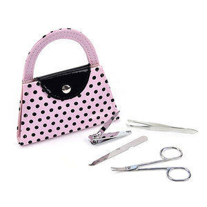 Dot Purse Manicure Pedicure Tool Kits