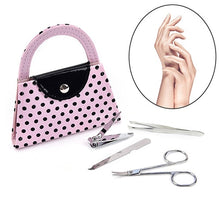 Load image into Gallery viewer, Dot Purse Manicure Pedicure Tool Kits
