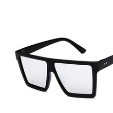 Load image into Gallery viewer, Over Size Vintage Retro Flat Top Square Sunglasses **UV 400 Protection
