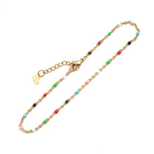 Load image into Gallery viewer, Multi Color Charm Anklets
