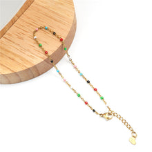 Load image into Gallery viewer, Multi Color Charm Anklets
