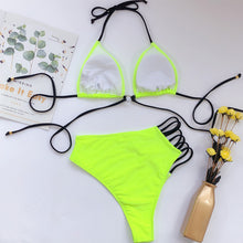 Load image into Gallery viewer, Multi-Color Two-Piece Bikini Set
