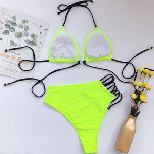 Multi-Color Two-Piece Bikini Set