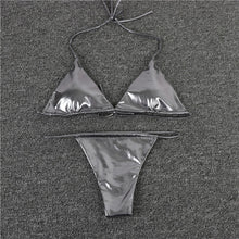 Load image into Gallery viewer, Extreme Micro Triangle String Bandage Bikini Set
