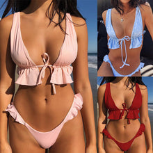 Load image into Gallery viewer, Polka Dot Two-Piece Bikini Set
