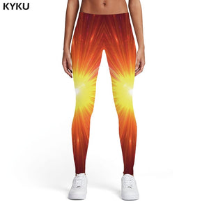 3-D Nebula Galaxy Print Leggings