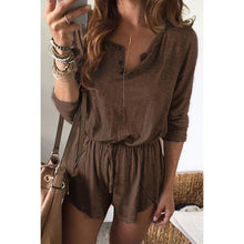 Load image into Gallery viewer, Short Sleeve Loose Romper
