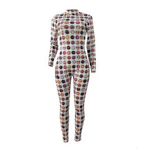 Load image into Gallery viewer, Mock Neck Fashion Print Jumpsuit
