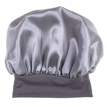 Load image into Gallery viewer, Solid Color 58 cm Long Hair Care Satin Bonnet
