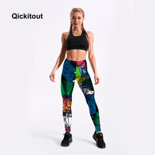Load image into Gallery viewer, Colorful Diamante leggings
