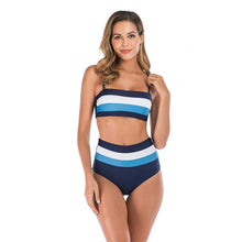 Load image into Gallery viewer, Striped Two-Piece Bikini Set
