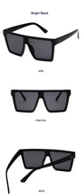 Load image into Gallery viewer, Vintage Oversize Square Sunglasses **UV400 Protection
