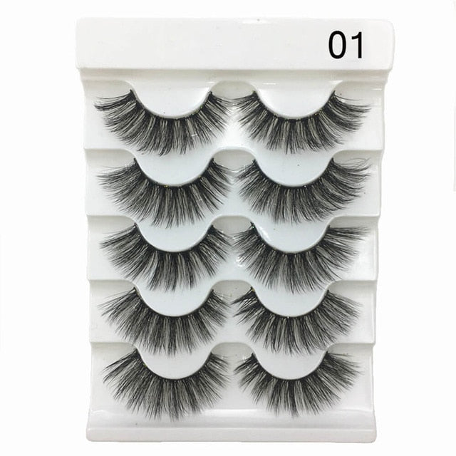 Fluffy Wispy Thick Lashes Handmade Soft Natural Lashes