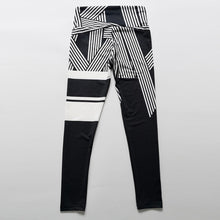Load image into Gallery viewer, High Waist Striped Spandex Leggings
