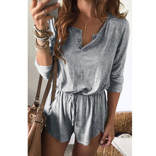 Load image into Gallery viewer, Short Sleeve Loose Romper
