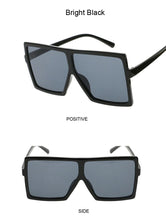 Load image into Gallery viewer, Square Vintage Retro Over Size Sunglasses **UV400 Protection
